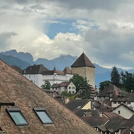 Lachenal, Centre, Balcon Avec Vue Chateau 公寓